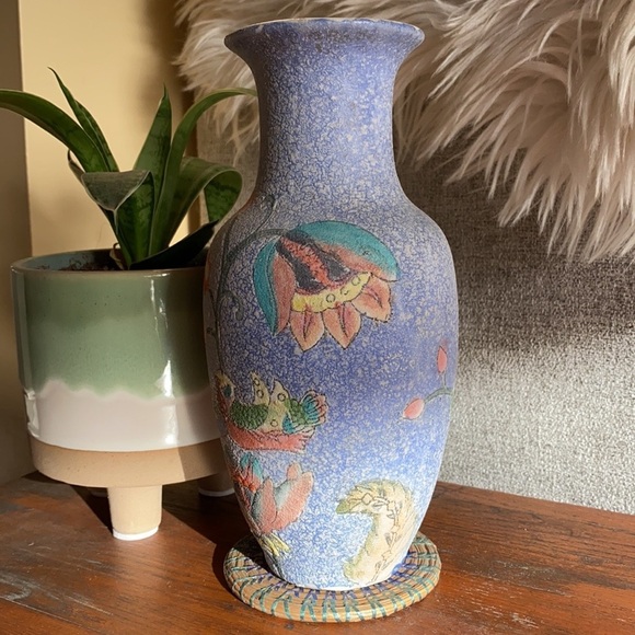 Abstract Art Covered Flower Vase - Picture 6 of 11